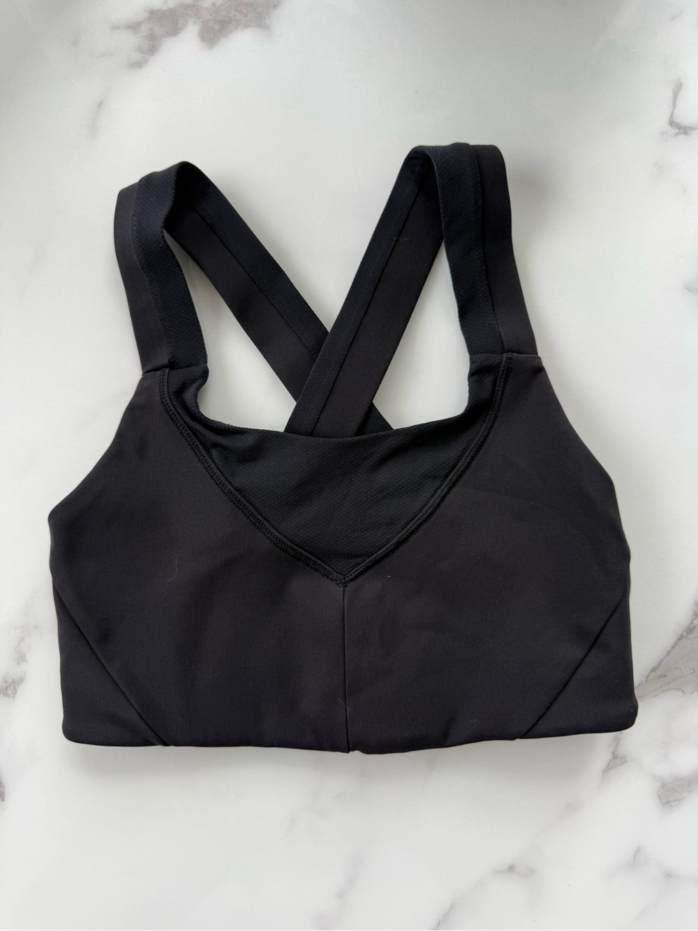 lululemon Black Cross-Back Sports Bra